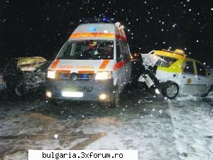 taxiul bagat spital. cinci persoane fost ntr-un grav accident petrecut din slatina către