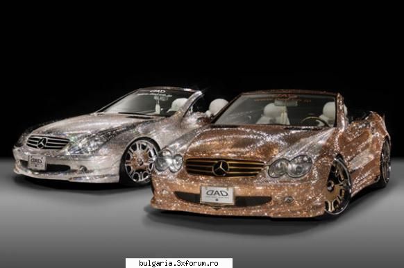 Bijuterii de mașini: două Mercedes cu cristale Swarovski - luigi216 - Stiri de Actualitate