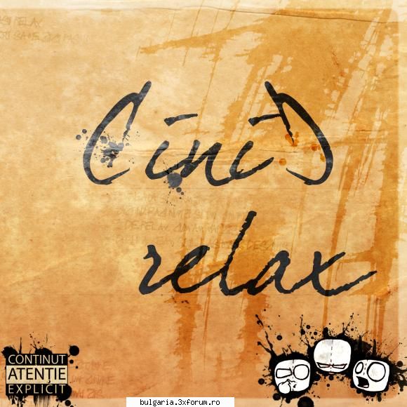 a aparut albumul cinic - relax !! pret 12 ron, invitati : skab, chopo, blacky, pt. comenzi : 0746