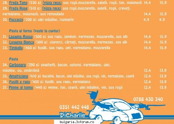 La Vera Pizza Di Charlie - Charlie iti aduce ACASA Aceeasi PIZZA - Restaurante, Cofetarii, Fast Foods