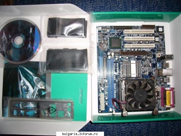 vand placa de baza asrock p4i65g si procesor intel� celeron� d 310 (256k cache, 2.13 ghz, 533 mhz