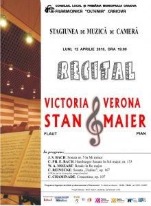 recital victoria stan (flaut) & verona maier 12 aprilie 2010 10 lei; 5 lei  de   de   victoria  stan