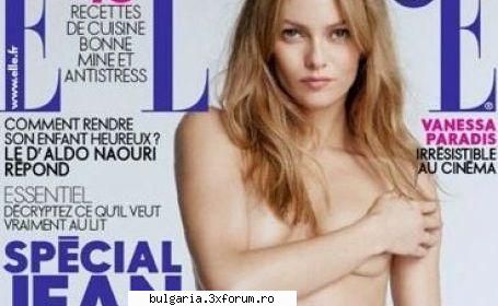 Vanessa Paradis, topless pentru �Elle� - C�ntăreaţa şi actriţa - Stiri de Actualitate